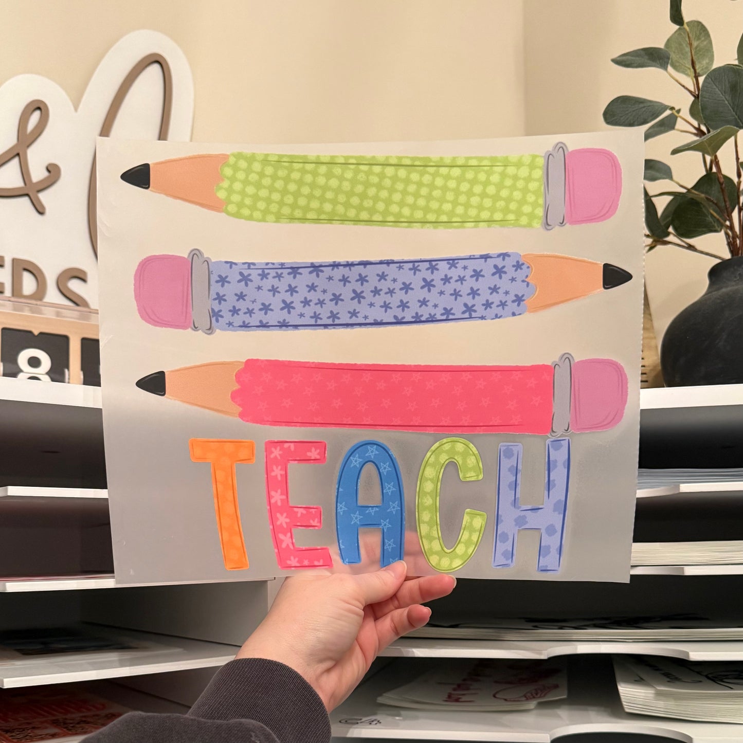 Preppy Teach DTF HOT PEEL