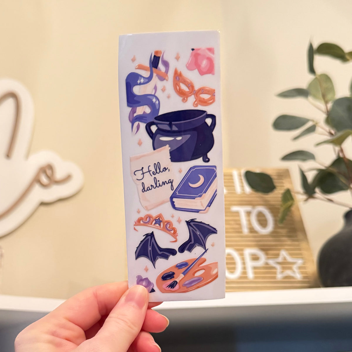 Hello, Darling UVDTF Bookmark