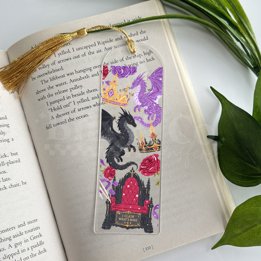 Dragons UVDTF Bookmark
