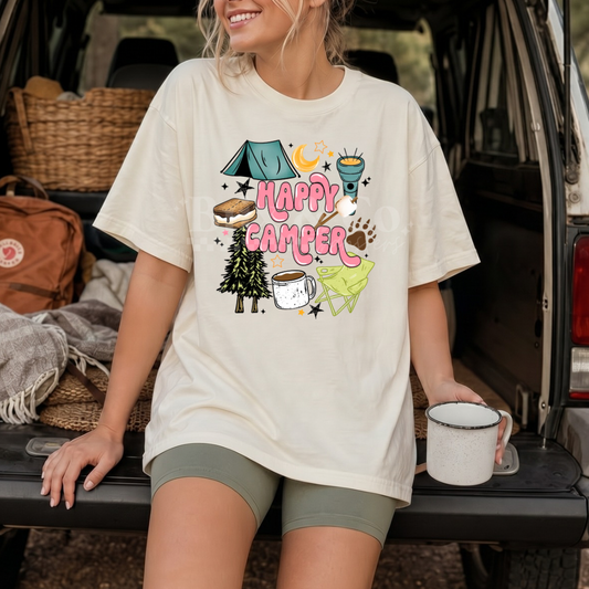 Happy Camper DTF HOT PEEL