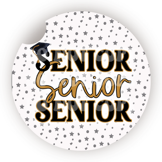 Senior Car Coaster Sublimation Transfer (Set of 2)