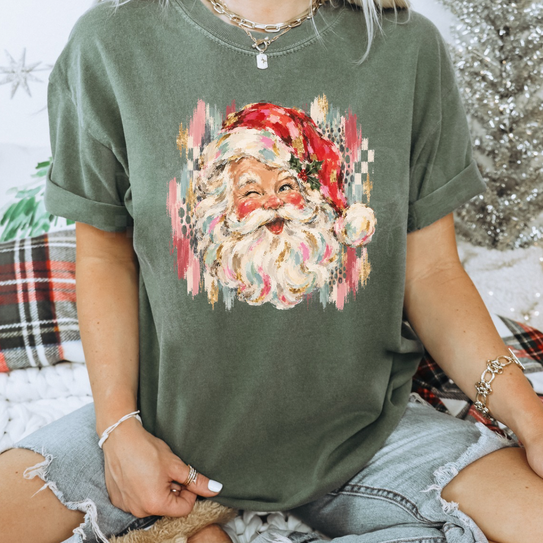 Preppy Santa DTF HOT PEEL