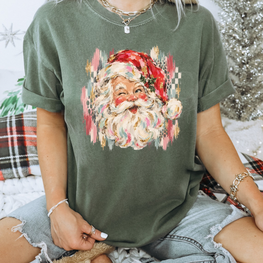 Preppy Santa DTF HOT PEEL