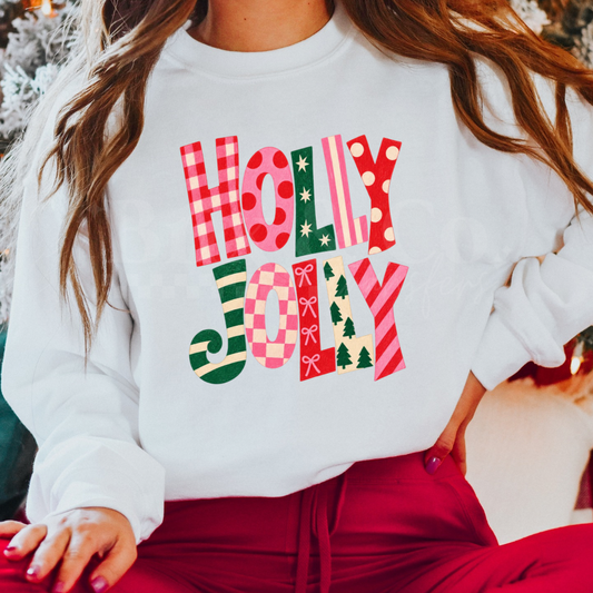 Holly Jolly DTF HOT PEEL