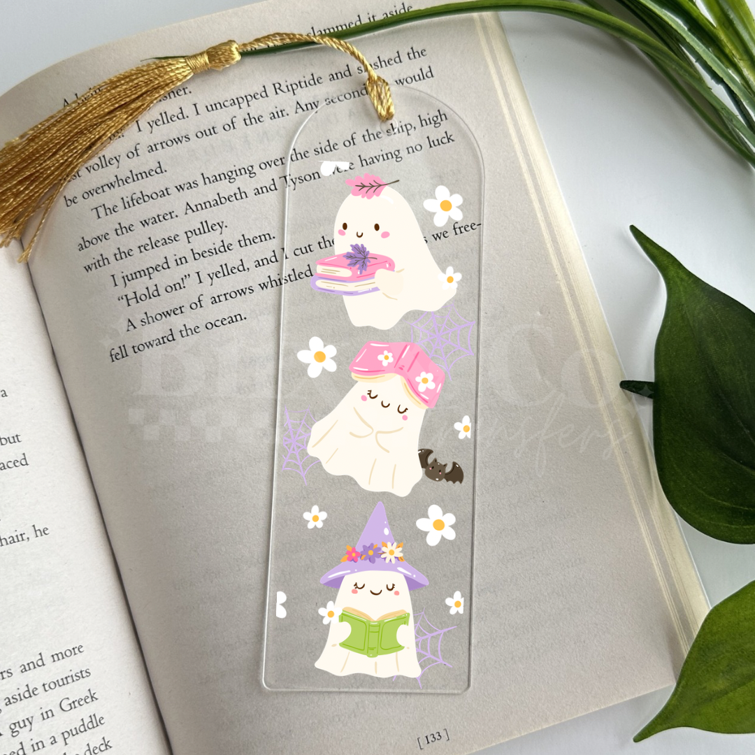 Bookish Ghosts UVDTF Bookmark