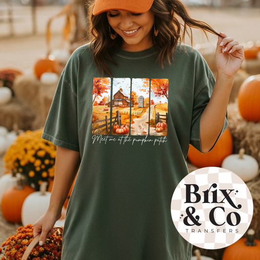 Meet Me At The Pumpkin Patch DTF HOT PEEL