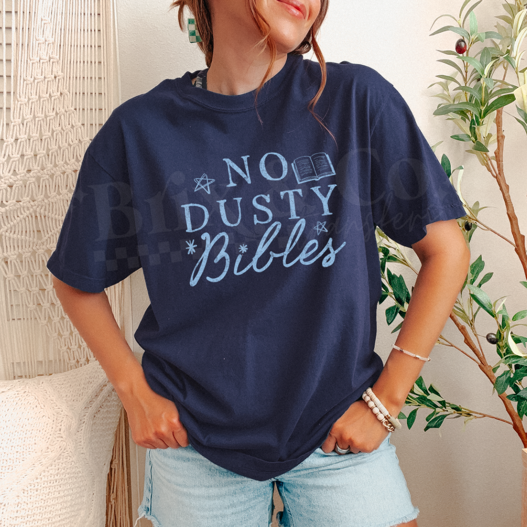 No Dusty Bibles Single Color (Light Blue)