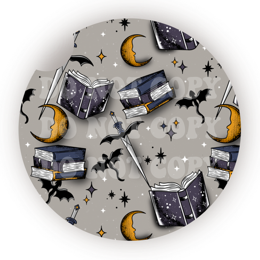 Fantasy Reader Car Coaster Sublimation Transfer (Set of 2)