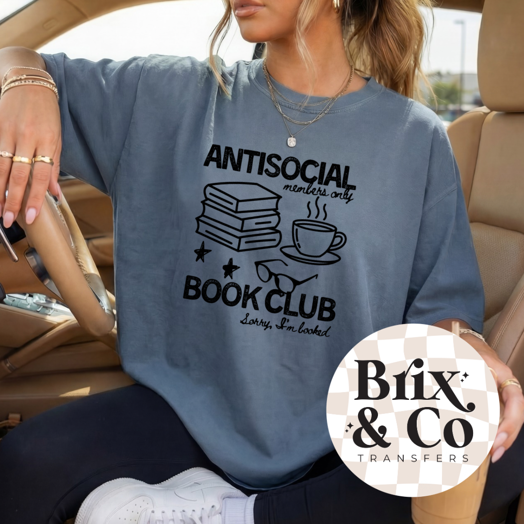 Antisocial Book Club Single Color