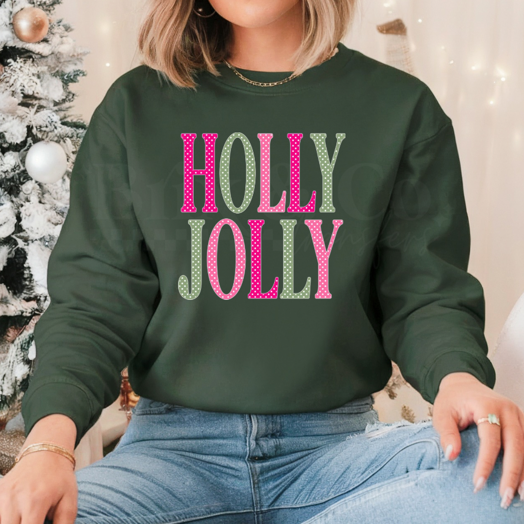 Holly Jolly DTF HOT PEEL