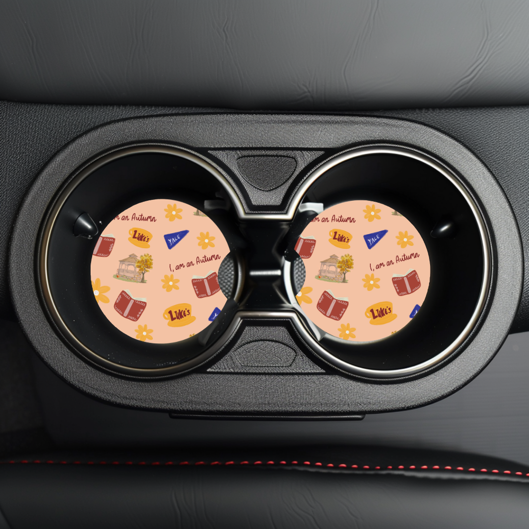 I Am An Autumn Car Coaster Sublimation Transfer (Set of 2)