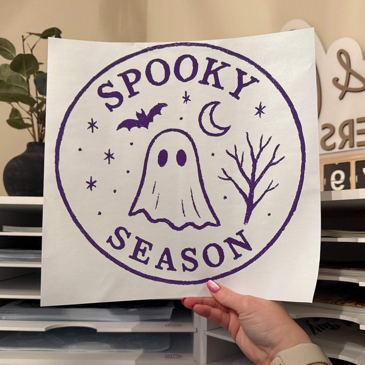 Spooky Season Single Color (Purple)