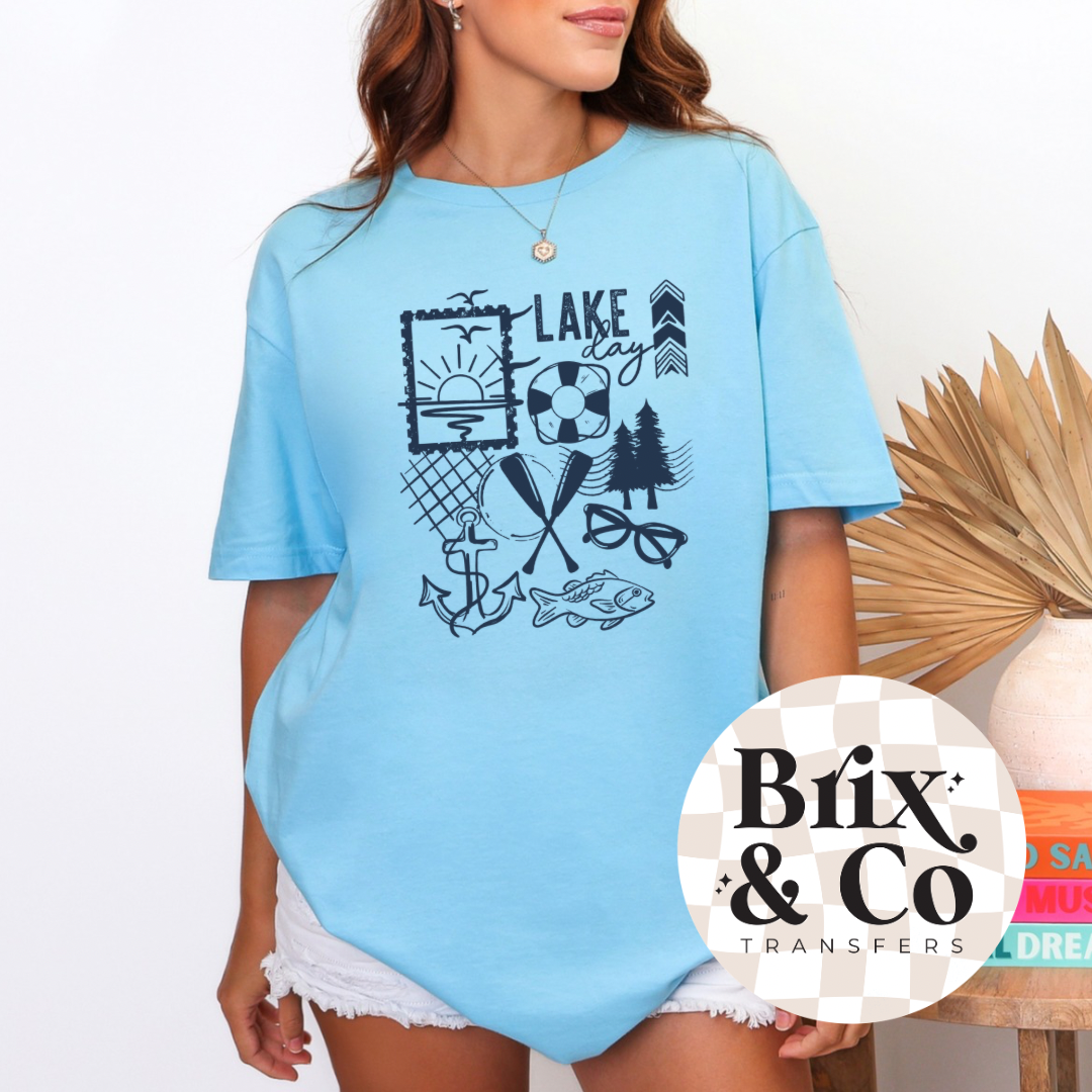 Lake Day Single Color (Navy)