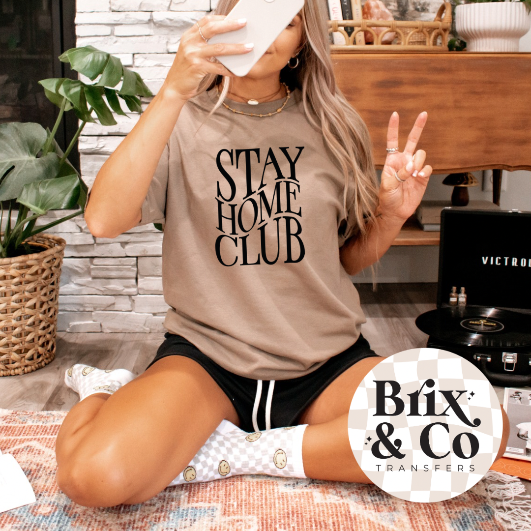 Stay Home Club Single Color