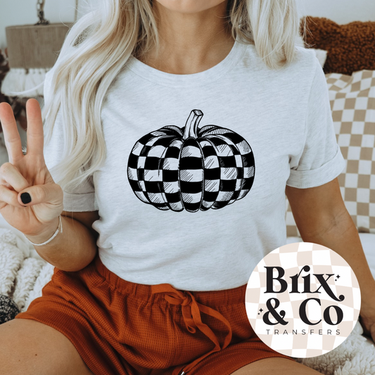 Checker Pumpkin Single Color