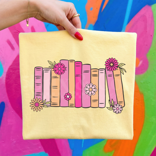 Colorful Books DTF HOT PEEL