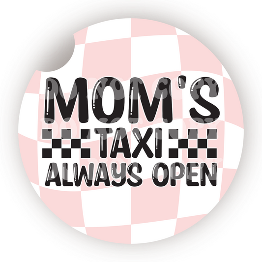 Moms Taxi Car Coaster Sublimation Transfer (Set of 2)