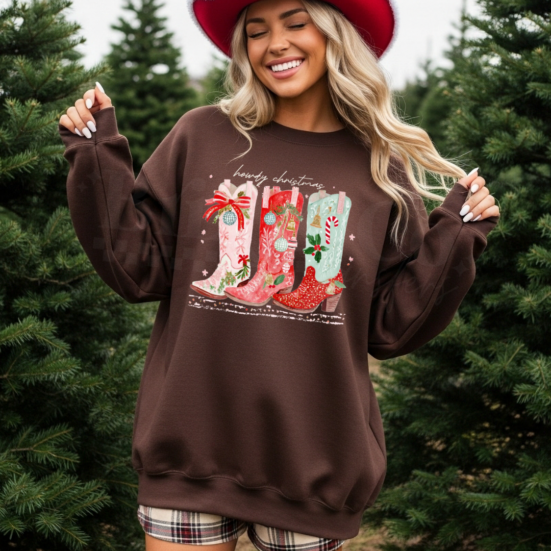 Howdy Christmas DTF HOT PEEL