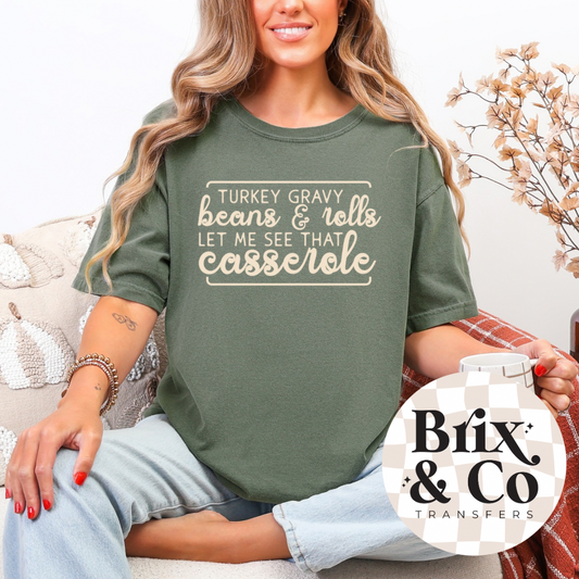 Let Me See That Casserole Single Color (Beige)
