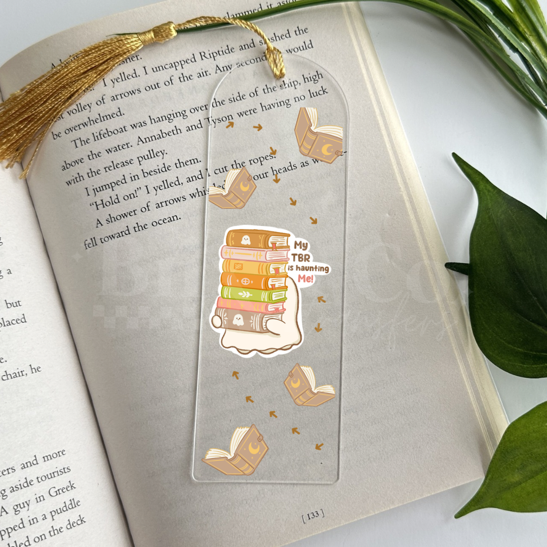 My TBR Is Haunting Me UVDTF Bookmark