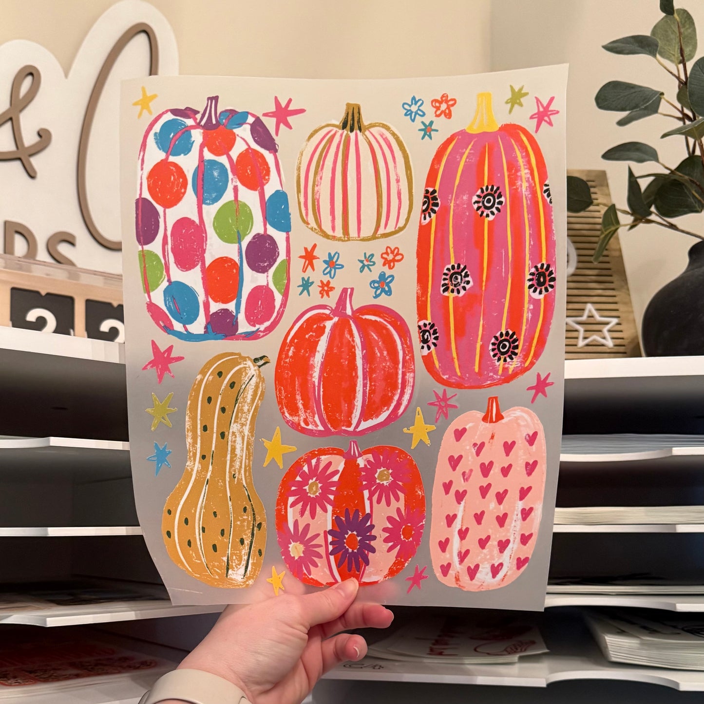 Preppy Pumpkins DTF HOT PEEL