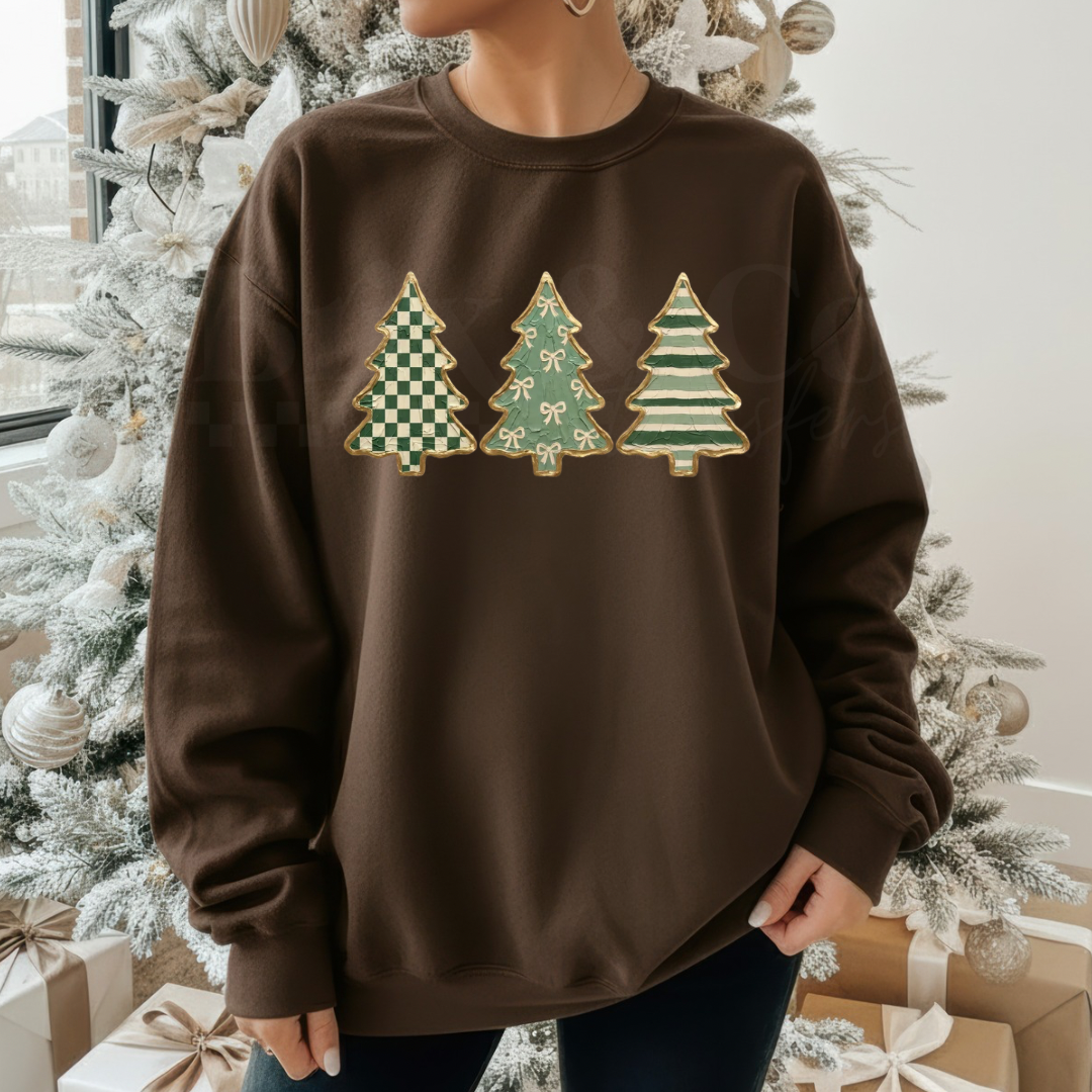 Retro Trees DTF HOT PEEL