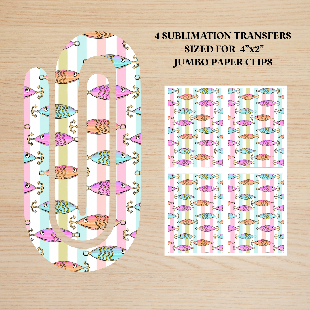 Catch Ya Later Jumbo Paperclip Sublimation Transfer