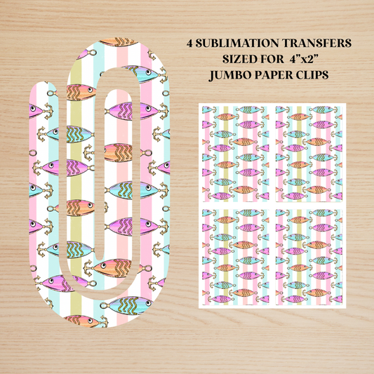 Catch Ya Later Jumbo Paperclip Sublimation Transfer
