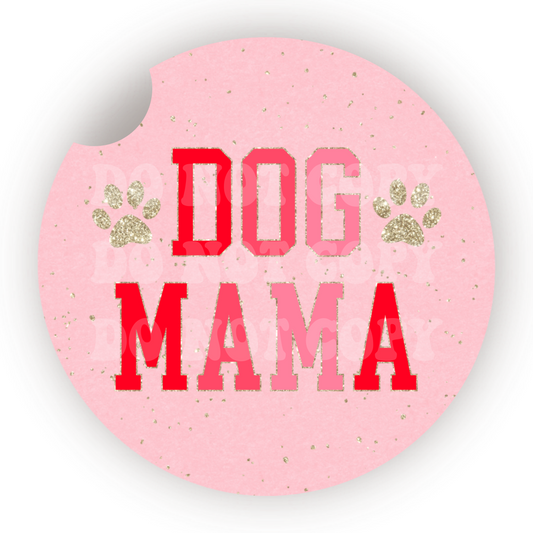 Dog Mama Car Coaster Sublimation Transfer (Set of 2)