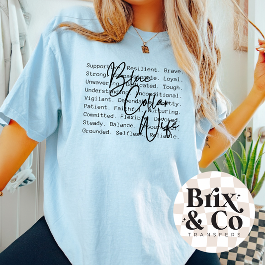 Blue Collar Wife Single Color