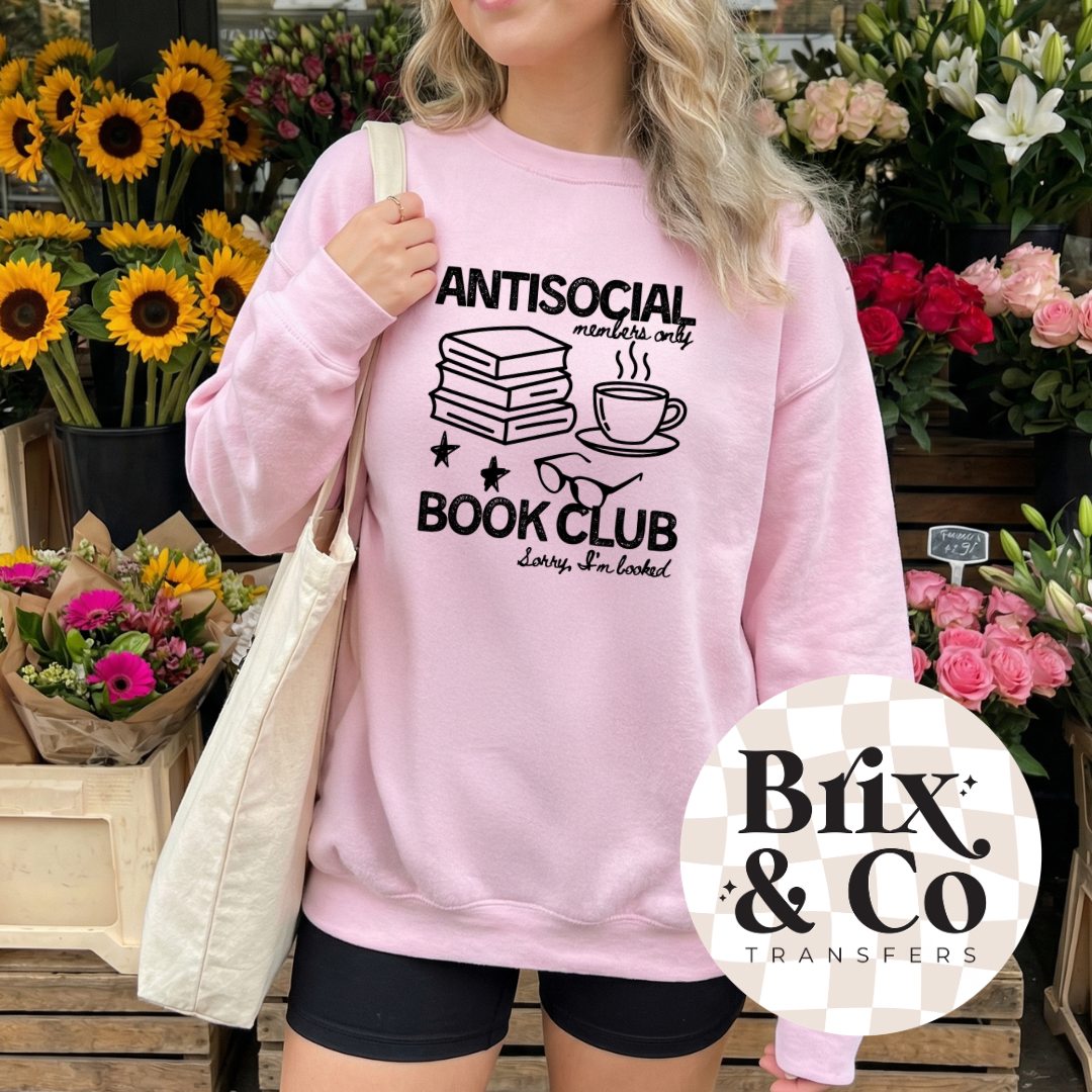 Antisocial Book Club Single Color
