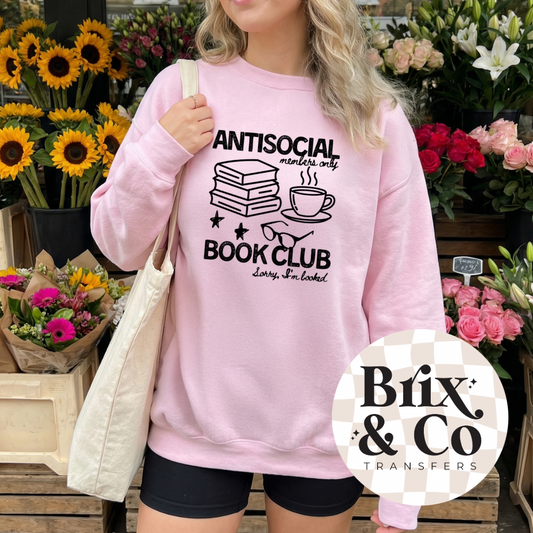 Antisocial Book Club Single Color