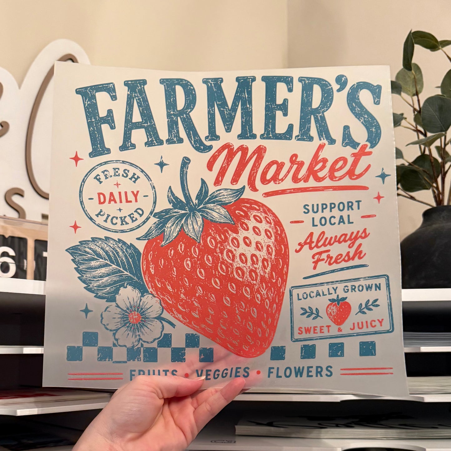 Farmers Market DTF HOT PEEL