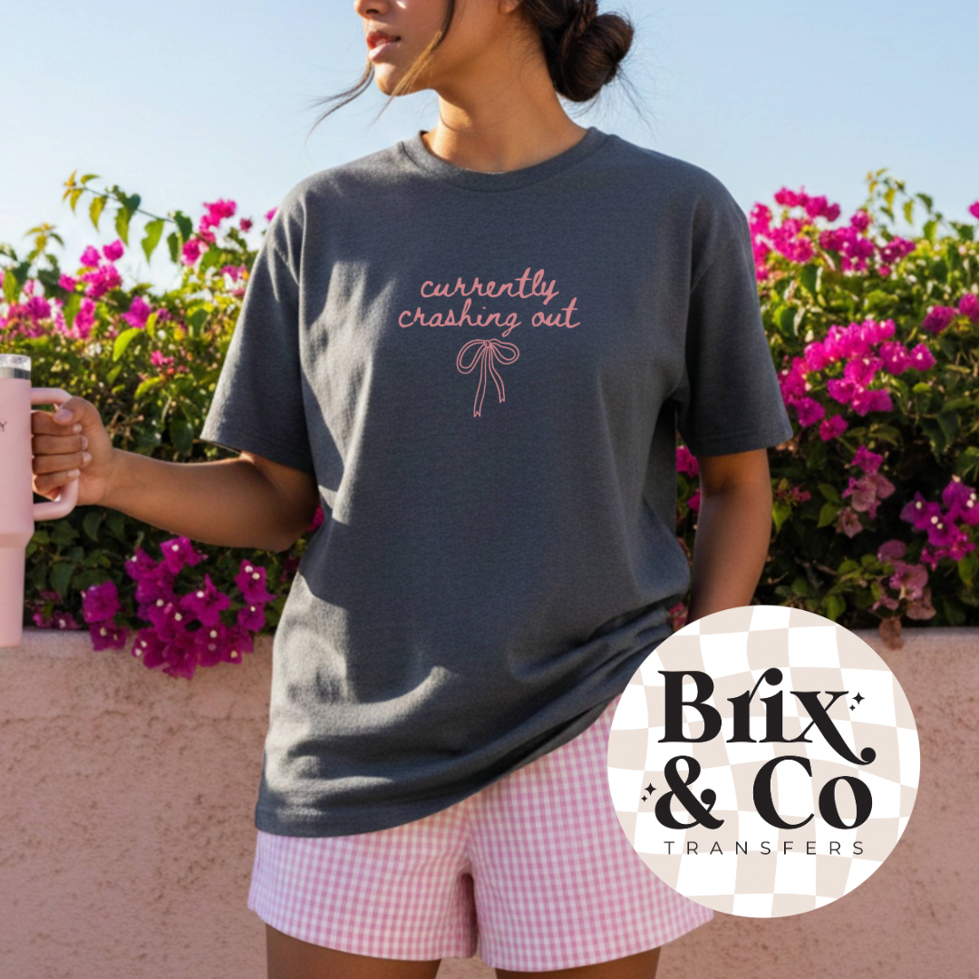 Currently Crashing Out Single Color (Dusty Rose) 8”