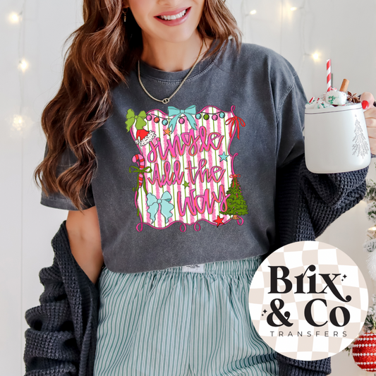 Jingle All The Way DTF HOT PEEL