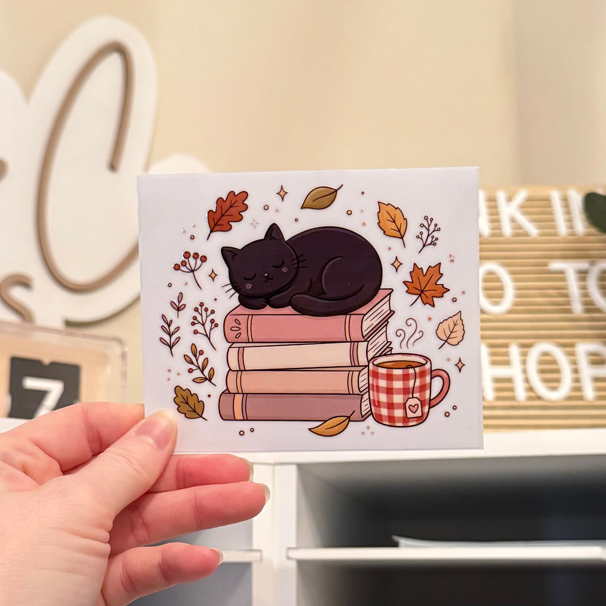 Cozy Cat 4” Decal
