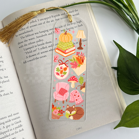 Autumn Cottagecore UVDTF Bookmark
