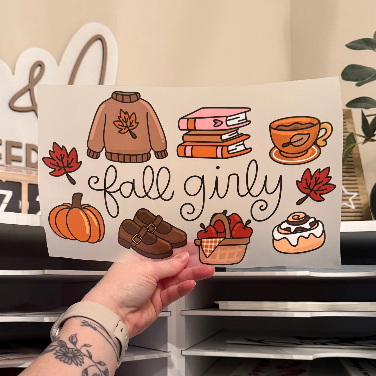 Fall Girly DTF HOT PEEL