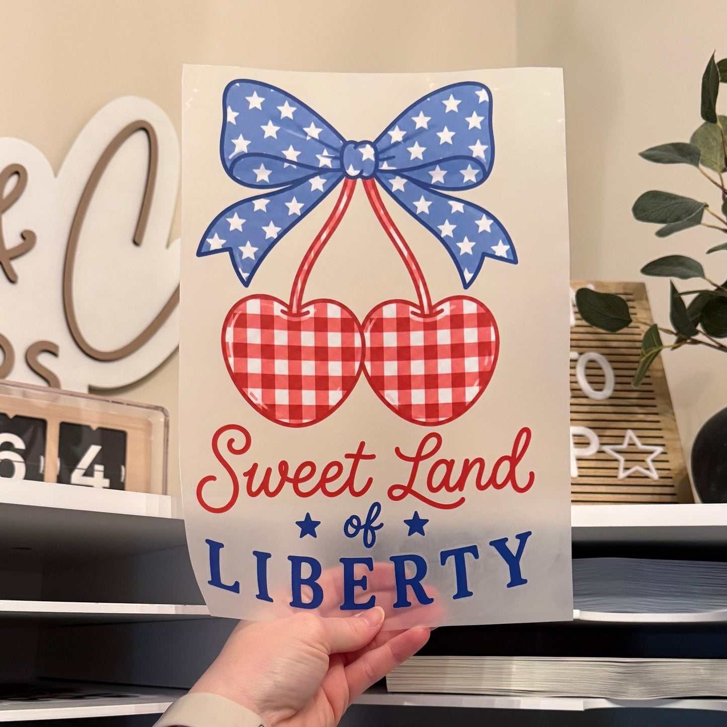 Sweet Land Of Liberty DTF HOT PEEL