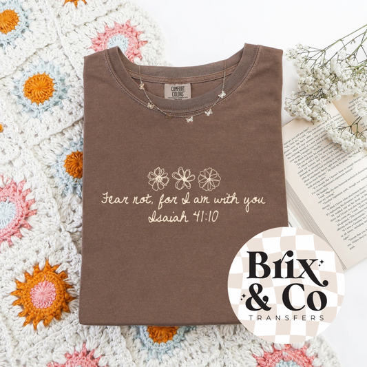 Fear Not For I Am With You Single Color (Beige)