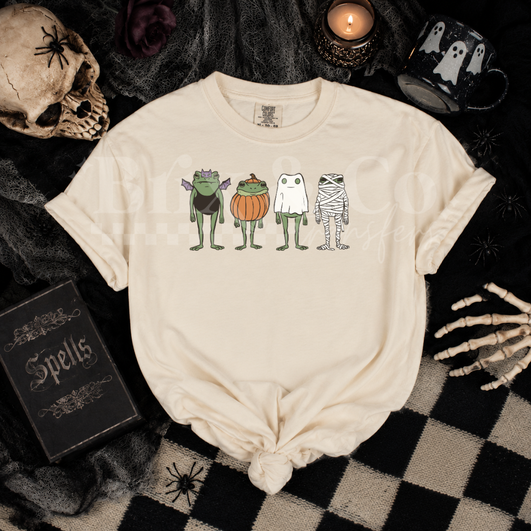 Spooky Frogs DTF HOT PEEL