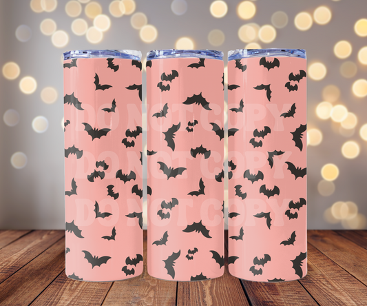 It’s Freakin’ Bats 20 oz Skinny Tumbler Sublimation Transfer - Seamless