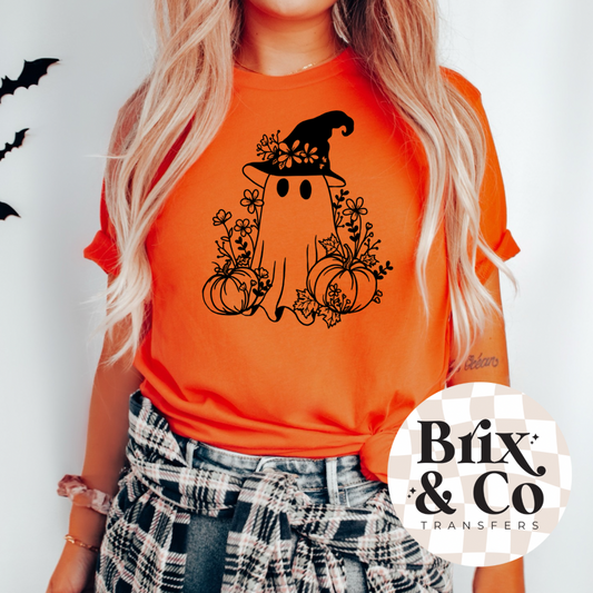 Witchy Ghost Single Color
