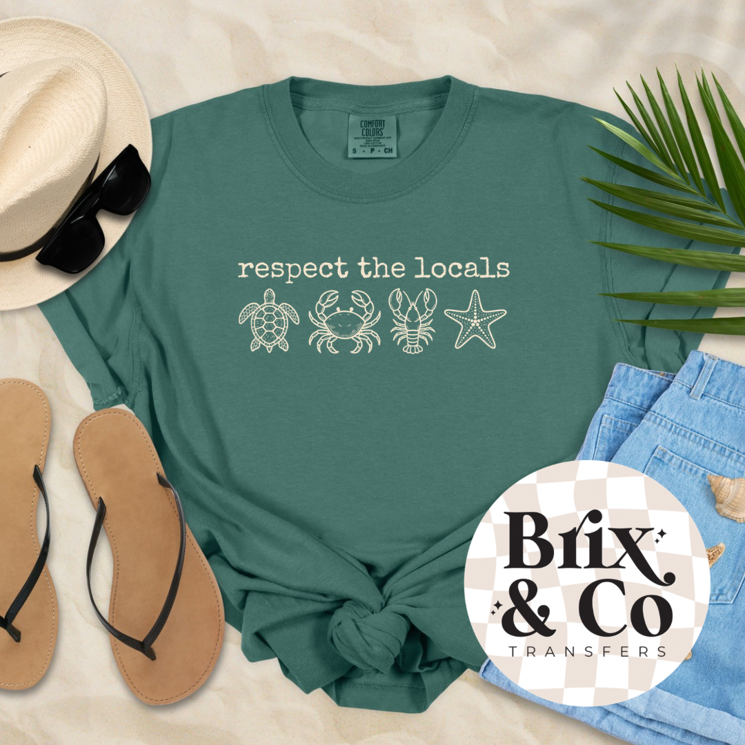 Respect The Locals Single Color (Beige)