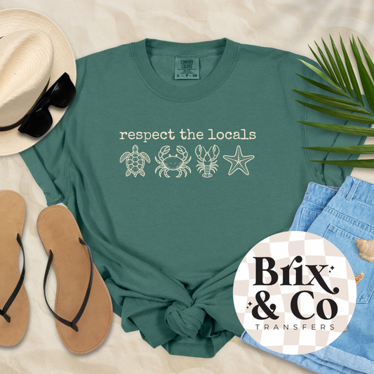 Respect The Locals Single Color (Beige)