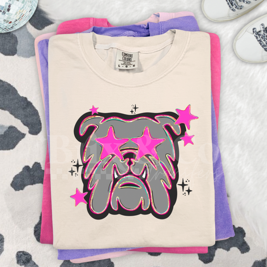 Preppy Mascot Bulldog DTF HOT PEEL