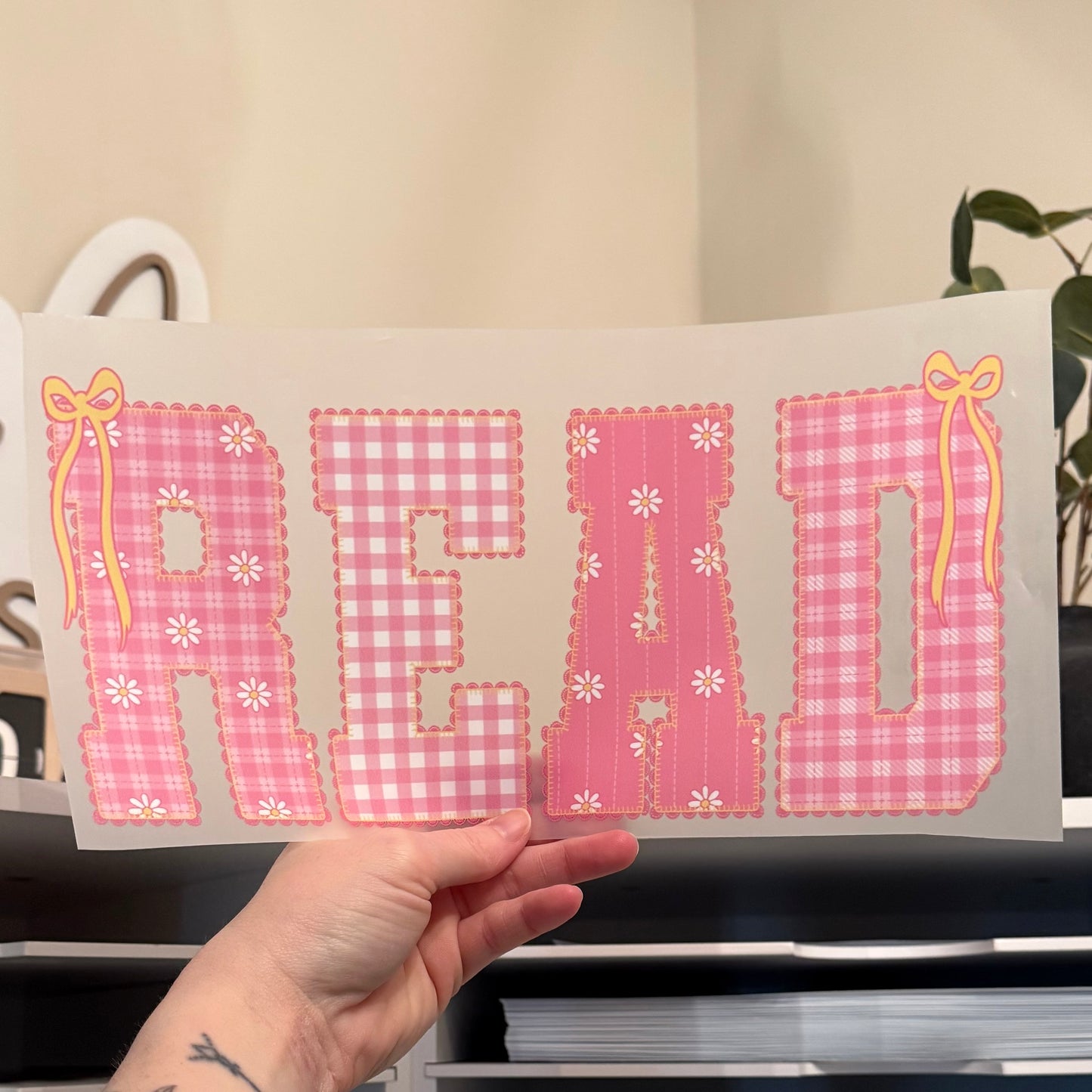 Preppy Read DTF HOT PEEL
