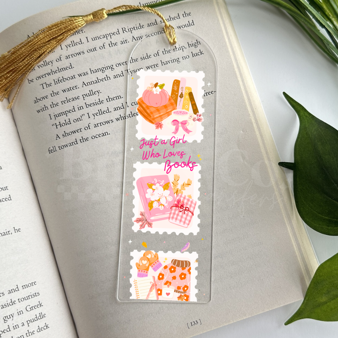 Just A Girl Who Loves Books UVDTF Bookmark