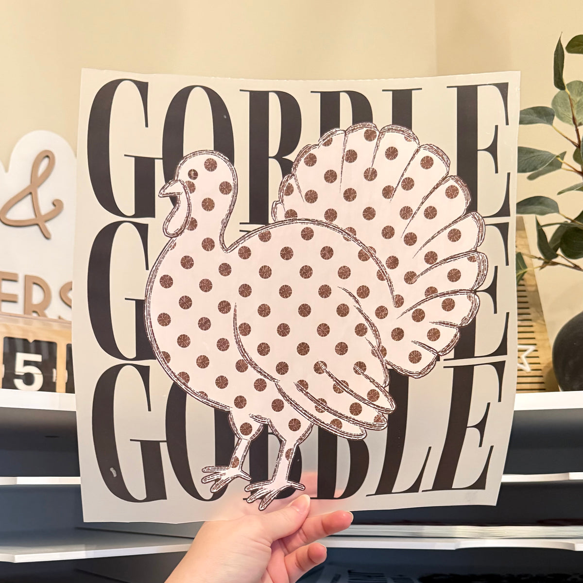 Stacked Gobble DTF HOT PEEL