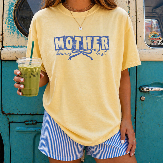Mother Knows Best Single Color (Royal)